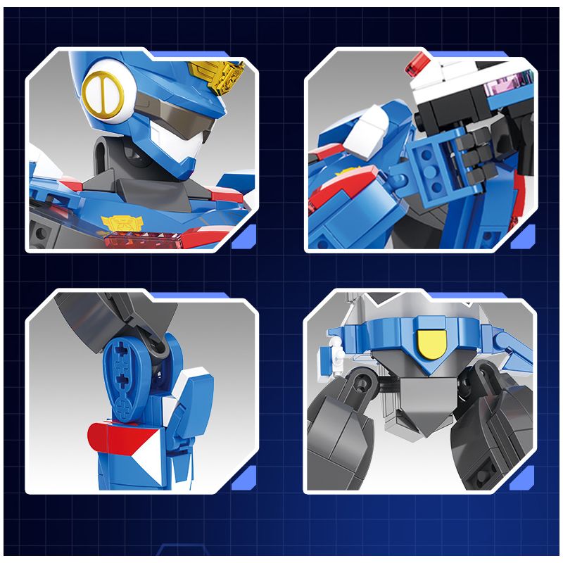 F5 G0006-1 0006-1 SỨC MẠNH SIÊU QUÂN CỦA LỰC LƯỢNG NHỎ HÌNH THỨC ĐỘI ĐẦY ĐỦ HƠN bộ đồ chơi xếp lắp ráp ghép mô hình Movie & Game MINIFORCE Phim Và Trò Chơi