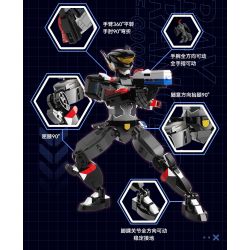 F5 G0006-2 0006-2 SỨC MẠNH SIÊU QUÂN CỦA LỰC LƯỢNG NHỎ DẠNG SẤM SÉT bộ đồ chơi xếp lắp ráp ghép mô hình Movie & Game MINIFORCE Phim Và Trò Chơi