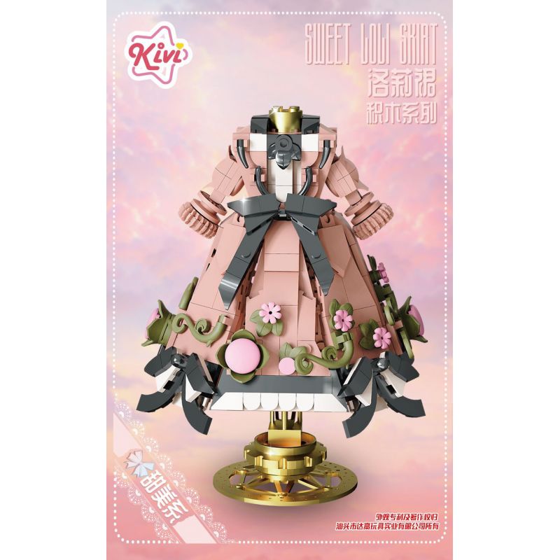 KIVI 288070 VÁY LOLI NGỌT NGÀO bộ đồ chơi xếp lắp ráp ghép mô hình Arts & Crafts