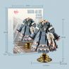 KIVI 288071 VÁY LOLI CỔ ĐIỂN bộ đồ chơi xếp lắp ráp ghép mô hình Arts & Crafts