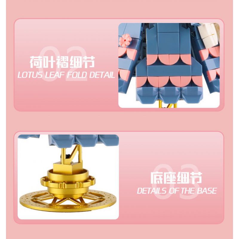 KIVI 288071 VÁY LOLI CỔ ĐIỂN bộ đồ chơi xếp lắp ráp ghép mô hình Arts & Crafts