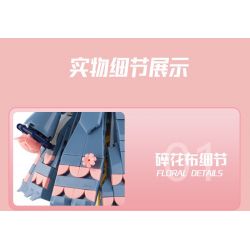 KIVI 288071 VÁY LOLI CỔ ĐIỂN bộ đồ chơi xếp lắp ráp ghép mô hình Arts & Crafts