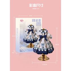 KIVI 288072 VÁY GOTH LOLI bộ đồ chơi xếp lắp ráp ghép mô hình Arts & Crafts