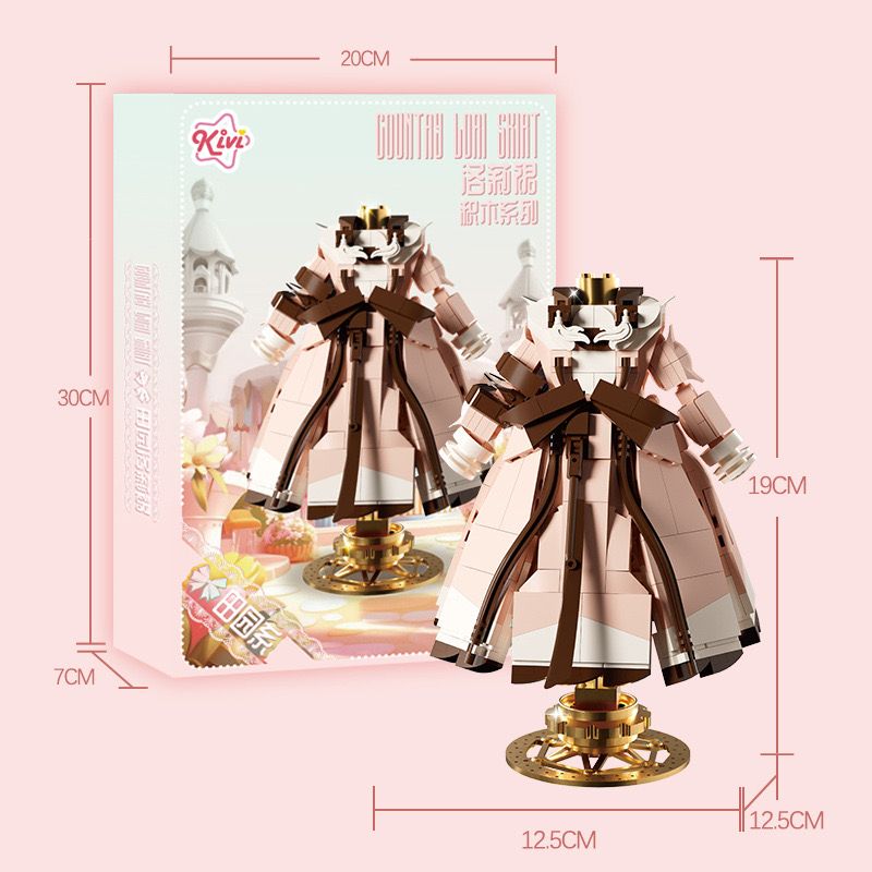 KIVI 288073 VÁY LOLI MỤC VỤ bộ đồ chơi xếp lắp ráp ghép mô hình Arts & Crafts