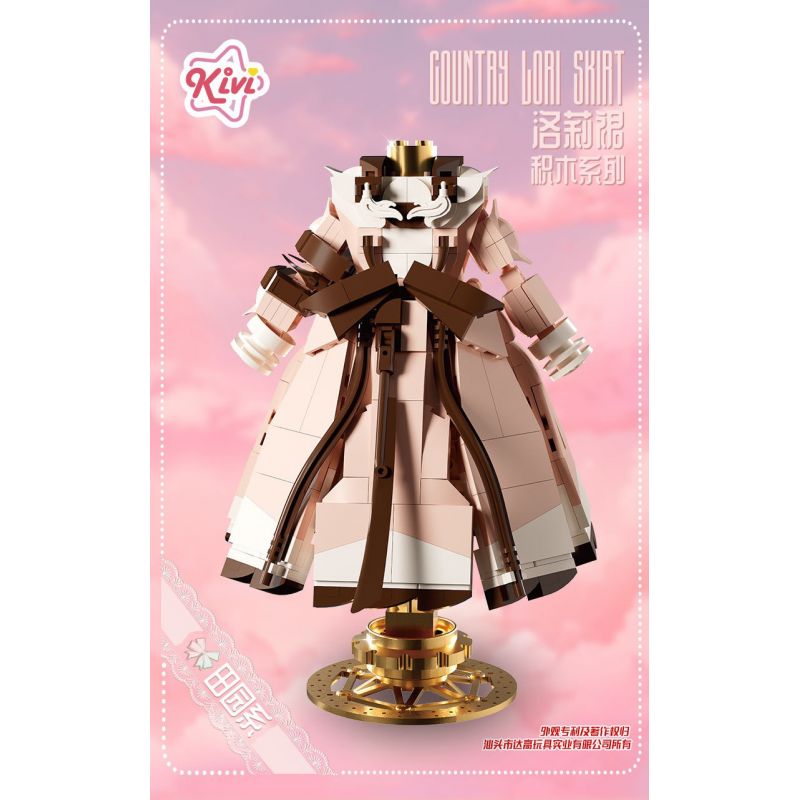 KIVI 288073 VÁY LOLI MỤC VỤ bộ đồ chơi xếp lắp ráp ghép mô hình Arts & Crafts