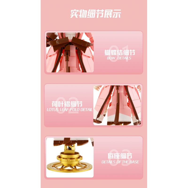 KIVI 288073 VÁY LOLI MỤC VỤ bộ đồ chơi xếp lắp ráp ghép mô hình Arts & Crafts