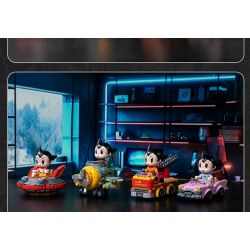 PANTASY 86208 CHIẾC XE KỲ DIỆU CỦA ASTRO BOY ĐĨA BAY NĂNG ĐỘNG bộ đồ chơi xếp lắp ráp ghép mô hình Movie & Game ASTRO BOY UFO Phim Và Trò Chơi 300 khối