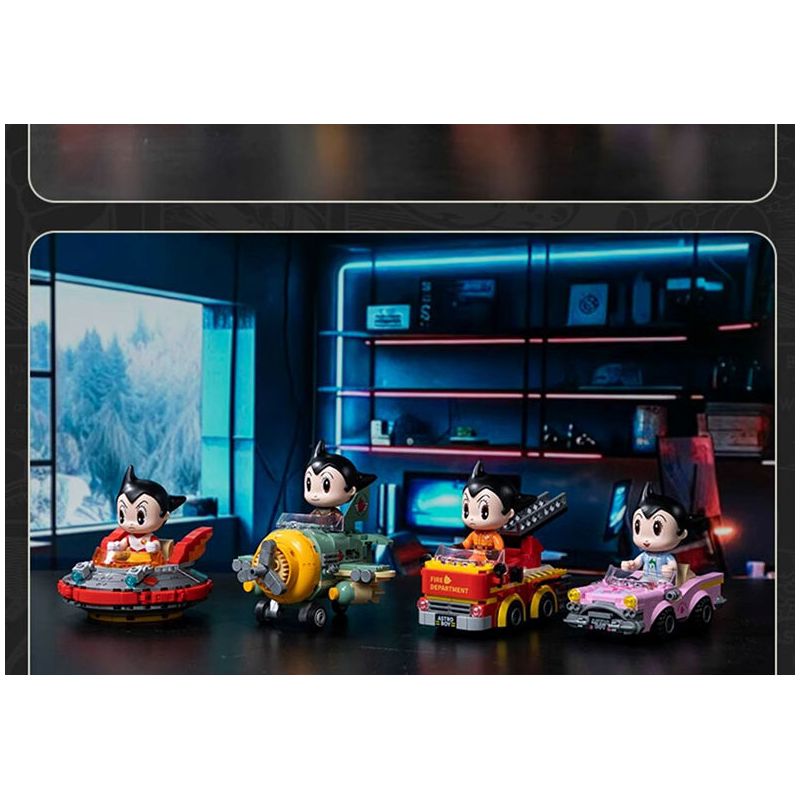 PANTASY 86208 CHIẾC XE KỲ DIỆU CỦA ASTRO BOY ĐĨA BAY NĂNG ĐỘNG bộ đồ chơi xếp lắp ráp ghép mô hình Movie & Game ASTRO BOY UFO Phim Và Trò Chơi 300 khối