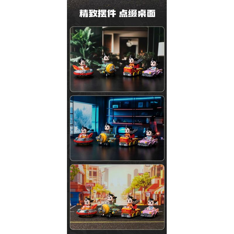 PANTASY 86209 CHIẾC XE KỲ DIỆU CỦA ASTRO BOY CON QUAY HỒI CHUYỂN bộ đồ chơi xếp lắp ráp ghép mô hình Movie & Game Phim Và Trò Chơi 300 khối