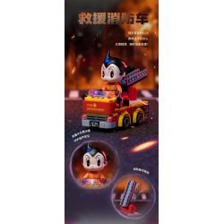 PANTASY 86210 ASTRO BOY WONDER CAR XE CỨU HỎA HỘ bộ đồ chơi xếp lắp ráp ghép mô hình Movie & Game Phim Và Trò Chơi 300 khối