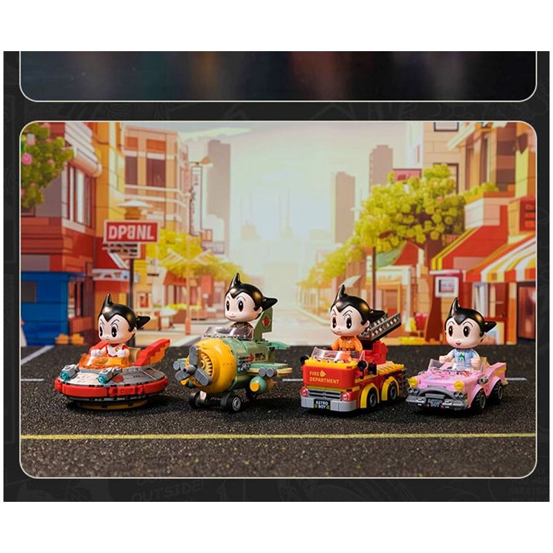 PANTASY 86210 ASTRO BOY WONDER CAR XE CỨU HỎA HỘ bộ đồ chơi xếp lắp ráp ghép mô hình Movie & Game Phim Và Trò Chơi 300 khối