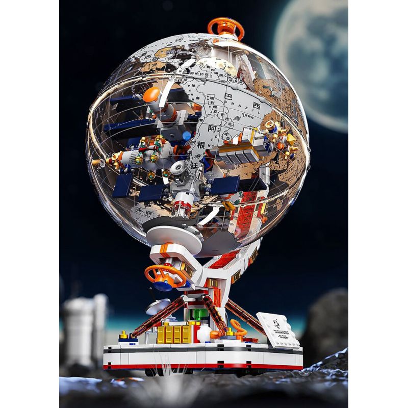 ENLIGHTENMENT 90104 THIÊN CẦU bộ đồ chơi xếp lắp ráp ghép mô hình STARWHISPER GLOBE