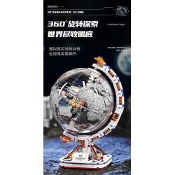 ENLIGHTENMENT 90104 THIÊN CẦU bộ đồ chơi xếp lắp ráp ghép mô hình STARWHISPER GLOBE