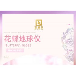 ENLIGHTENMENT 90105 QUẢ CẦU BƯỚM bộ đồ chơi xếp lắp ráp ghép mô hình BUTTERFLY GLOBE 1460 khối