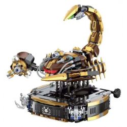 SMALL ANGLE JD069 BỌ CẠP CƠ KHÍ bộ đồ chơi xếp lắp ráp ghép mô hình MACHINE SCORPION 1316 khối