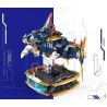 SMALL ANGLE JD071 CÁ MẬP MẠNG bộ đồ chơi xếp lắp ráp ghép mô hình CYBER SHARK 1213 khối