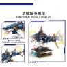 SMALL ANGLE JD071 CÁ MẬP MẠNG bộ đồ chơi xếp lắp ráp ghép mô hình CYBER SHARK 1213 khối