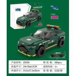 SMALL ANGLE JD058 XE ĐẨY TẾ bộ đồ chơi xếp lắp ráp ghép mô hình Speed Champions Racing Cars MEDICAL CAR Đua Xe Công Thức 386 khối