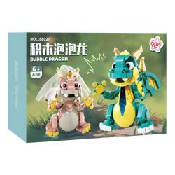 KIVI 188027 PHIÊN BẢN ĐÁM CƯỚI BONG BÓNG BOBBLE bộ đồ chơi xếp lắp ráp ghép mô hình BUBBLE DRAGON