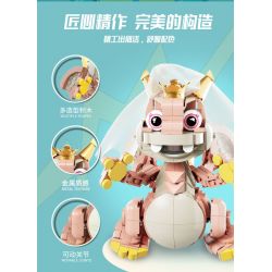 KIVI 188027 PHIÊN BẢN ĐÁM CƯỚI BONG BÓNG BOBBLE bộ đồ chơi xếp lắp ráp ghép mô hình BUBBLE DRAGON