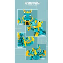 KIVI 188027 PHIÊN BẢN ĐÁM CƯỚI BONG BÓNG BOBBLE bộ đồ chơi xếp lắp ráp ghép mô hình BUBBLE DRAGON