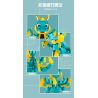 KIVI 188027 PHIÊN BẢN ĐÁM CƯỚI BONG BÓNG BOBBLE bộ đồ chơi xếp lắp ráp ghép mô hình BUBBLE DRAGON