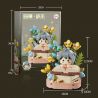 KIVI 288066 THẦN VƯỜN CHÀO SEN BÉ bộ đồ chơi xếp lắp ráp ghép mô hình