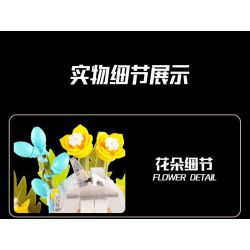 KIVI 288066 THẦN VƯỜN CHÀO SEN BÉ bộ đồ chơi xếp lắp ráp ghép mô hình