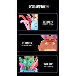 KIVI 288067 THẦN VƯỜN GONG XINHAI BABY bộ đồ chơi xếp lắp ráp ghép mô hình