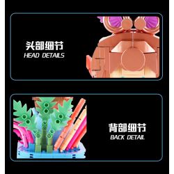 KIVI 288067 THẦN VƯỜN GONG XINHAI BABY bộ đồ chơi xếp lắp ráp ghép mô hình