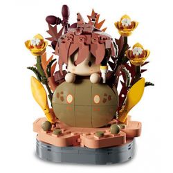 KIVI 288068 THẦN VƯỜN BÉ ZHONGLI bộ đồ chơi xếp lắp ráp ghép mô hình