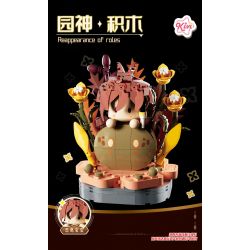 KIVI 288068 THẦN VƯỜN BÉ ZHONGLI bộ đồ chơi xếp lắp ráp ghép mô hình