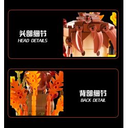 KIVI 288068 THẦN VƯỜN BÉ ZHONGLI bộ đồ chơi xếp lắp ráp ghép mô hình