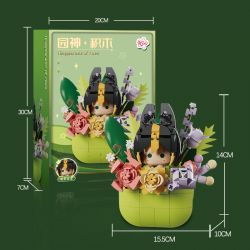 KIVI 288069 THẦN VƯỜN BÉ NALI bộ đồ chơi xếp lắp ráp ghép mô hình