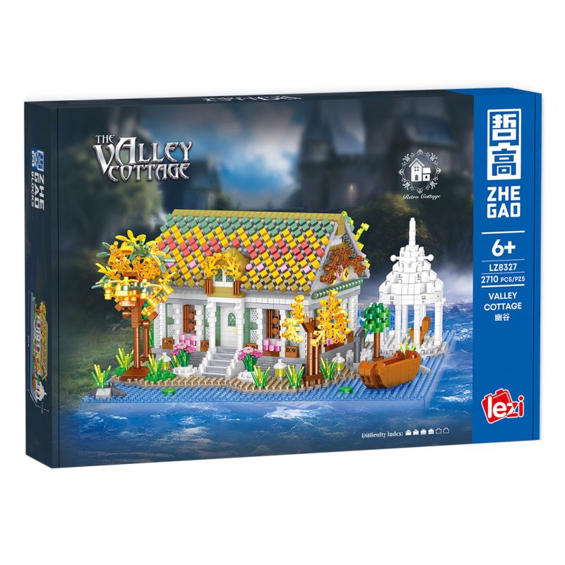 Lego ZHEGAO LZ8327 The Valley Cottage Xếp hình lắp ráp ghép mô hình Glen