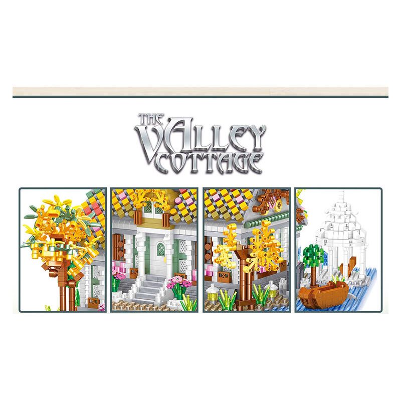 ZHEGAO LZ8327 8327 GLEN bộ đồ chơi xếp lắp ráp ghép mô hình The Lord Of The Rings THE VALLEY COTTAGE Chúa Nhẫn 2710 khối