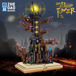 ZHEGAO LZ8326 8326 THÁP ĐEN ĐÊM TỐI bộ đồ chơi xếp lắp ráp ghép mô hình The Lord Of The Rings DARK NIGHT TOWER Chúa Nhẫn 3309 khối