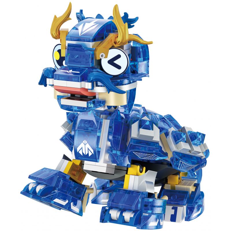 ZHEGAO 663503 DỰ ÁN THẦN THÚ 4 NGƯỜI MẪU RUILONG CÁO CHÍN ĐUÔI KỲ LÂN BAXIA bộ đồ chơi xếp lắp ráp ghép mô hình MYTHICAL BEASTS