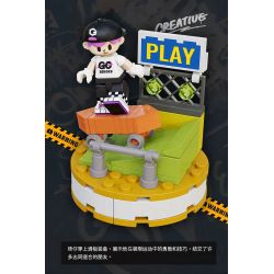 GOBRICKS G2410 2410 HỘP ĐỰNG HÌNH VIÊN GẠCH BÍ MẬT HÀNG ĐẦU bộ đồ chơi xếp lắp ráp ghép mô hình Collectable Minifigures Búp Bê Sưu Tầm