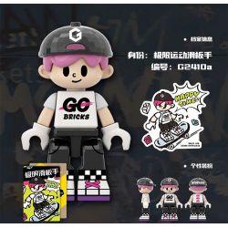 GOBRICKS G2410 2410 HỘP ĐỰNG HÌNH VIÊN GẠCH BÍ MẬT HÀNG ĐẦU bộ đồ chơi xếp lắp ráp ghép mô hình Collectable Minifigures Búp Bê Sưu Tầm