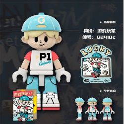 GOBRICKS G2410 2410 HỘP ĐỰNG HÌNH VIÊN GẠCH BÍ MẬT HÀNG ĐẦU bộ đồ chơi xếp lắp ráp ghép mô hình Collectable Minifigures Búp Bê Sưu Tầm