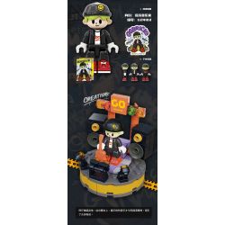 GOBRICKS G2410 2410 HỘP ĐỰNG HÌNH VIÊN GẠCH BÍ MẬT HÀNG ĐẦU bộ đồ chơi xếp lắp ráp ghép mô hình Collectable Minifigures Búp Bê Sưu Tầm