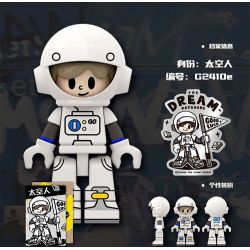 GOBRICKS G2410 2410 HỘP ĐỰNG HÌNH VIÊN GẠCH BÍ MẬT HÀNG ĐẦU bộ đồ chơi xếp lắp ráp ghép mô hình Collectable Minifigures Búp Bê Sưu Tầm