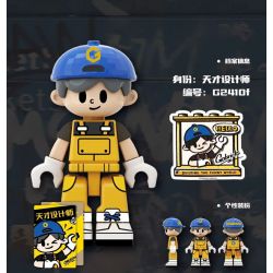 GOBRICKS G2410 2410 HỘP ĐỰNG HÌNH VIÊN GẠCH BÍ MẬT HÀNG ĐẦU bộ đồ chơi xếp lắp ráp ghép mô hình Collectable Minifigures Búp Bê Sưu Tầm