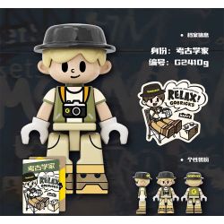 GOBRICKS G2410 2410 HỘP ĐỰNG HÌNH VIÊN GẠCH BÍ MẬT HÀNG ĐẦU bộ đồ chơi xếp lắp ráp ghép mô hình Collectable Minifigures Búp Bê Sưu Tầm