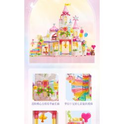 KEEPPLEY 36018 LÂU ĐÀI QINYINHUAYU bộ đồ chơi xếp lắp ráp ghép mô hình Girl Con Gái 487 khối