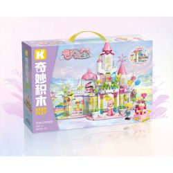 KEEPPLEY 36018 LÂU ĐÀI QINYINHUAYU bộ đồ chơi xếp lắp ráp ghép mô hình Girl Con Gái 487 khối