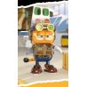 FEMIBOX S44053 44053 GARFIELD HỌC SINH TIỂU bộ đồ chơi xếp lắp ráp ghép mô hình Movie & Game Phim Và Trò Chơi 867 khối