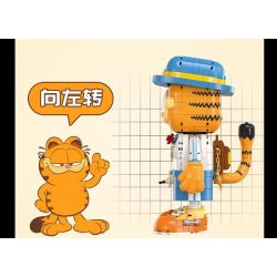 FEMIBOX S44054 44054 GARFIELD PHI CÔNG bộ đồ chơi xếp lắp ráp ghép mô hình Movie & Game Phim Và Trò Chơi 901 khối