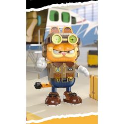 FEMIBOX S44054 44054 GARFIELD PHI CÔNG bộ đồ chơi xếp lắp ráp ghép mô hình Movie & Game Phim Và Trò Chơi 901 khối